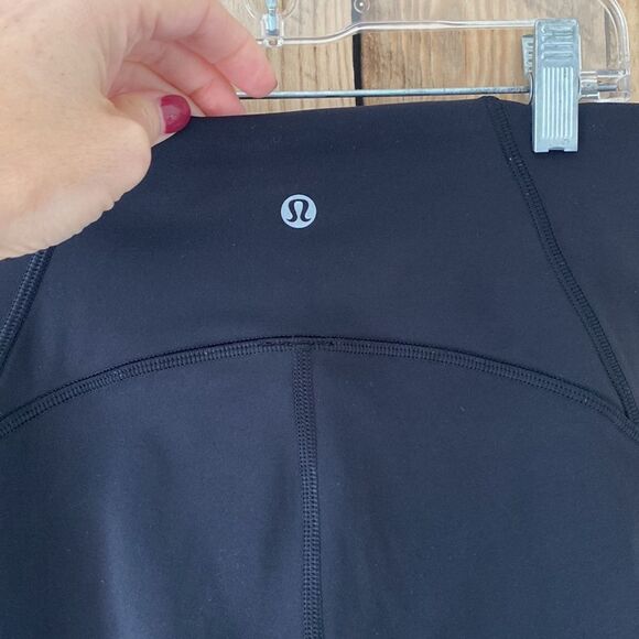Lululemon Train Times Leggings Crop (17") Black Size 4 - Picture 6 of 16